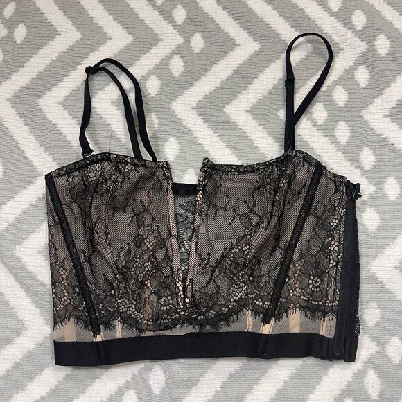 Victoria’s Secret‎ V-Wire Lace Convertible Strapless Corset Size Small - Picture 1 of 6